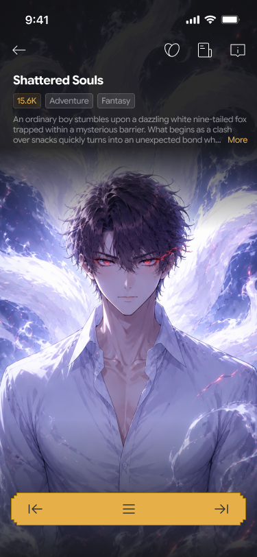 MangaNest immersive story reader